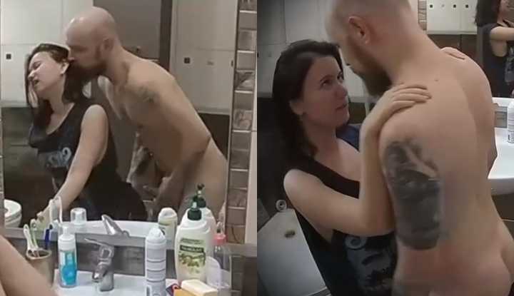 PaliTube - พ่อรีดเน็คไม่สามารถถือหางไก่ขนาดใหญ่และรุนแรงเพื่อมีเพศสัมพันธ์กับสาวของเขาในห้องน้ำ!
