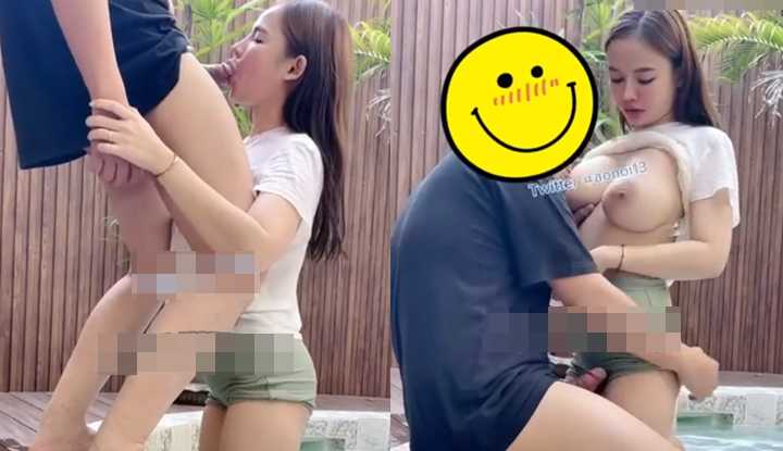 PaliTube - คลิปหลุด jeenzen เมื่อน้องส้มไปเที่ยวพูลวิลล่ากับแฟนเลยอยากเย็ดทำคอนเท้นเสียวๆเหมือนช่องอื่นบ้าง xxx เอากันริมสระเย็ดกันมันส์ๆกลางวันแสกๆ ใช้ปากอมควยให้แฟนซะเสียวจนควยแข็ง ก่อนจะขึ้นนั่งขย่มเย็ดอย่างแรงซอยรัวจนน้ำหีกระจาย