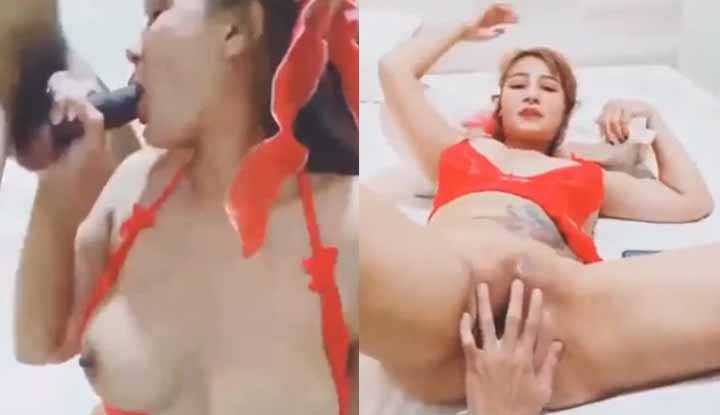 PaliTube - คลิปหลุดกลุ่มลับ น้องเบส Mlive สาวหุ่นอวบนมใหญ่สักลายทรงซ้อ เย็ดกับพี่เทพทรงเอ อมควยก่อนจะโดนเย็ดหีจัดหนักจนแตกใน