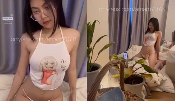 PaliTube - คลิปหลุด Onlyfans amam7078 น้องแอมสาวขี้้เงี่ยนมาแหวกขาขย่มเย็ดกับแฟนหนุ่มลีลาอย่างเด็ดงานดีสุดๆ