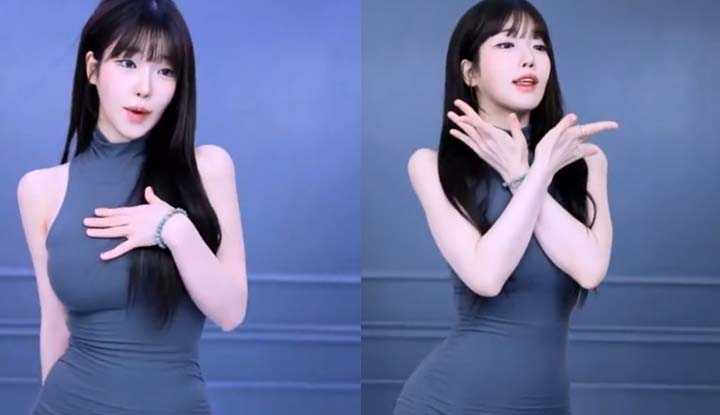 PaliTube - น้องสาวเกาหลีผมยาวสง่างาม~ ด้านหน้ายกขึ้นและด้านหลังงองอก การเต้นรำที่มีเสน่ห์และสุภาพ กรุณาติดตาม