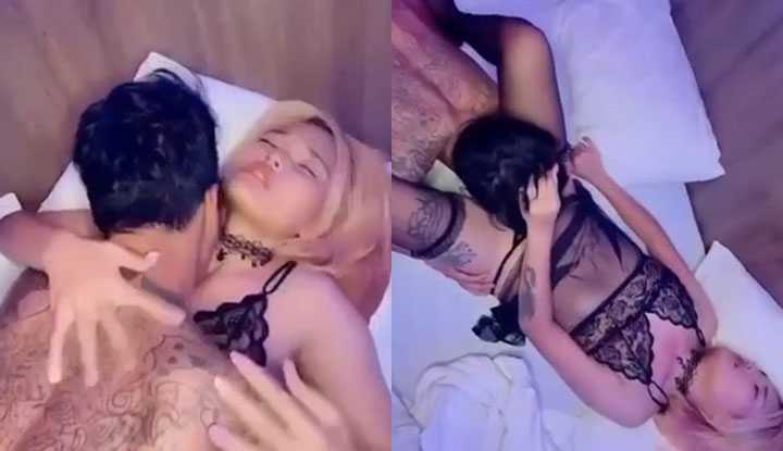 PaliTube - คลิปหลุดOnlyfans Junjao น้องจันทร์เจ้า สาวอวบหัวทองนัดเย็ดกับผู้ชายทรงเอสักลายเต็มตัว เย็ดเสร็จเลียหีต่อเสียวจริงๆ