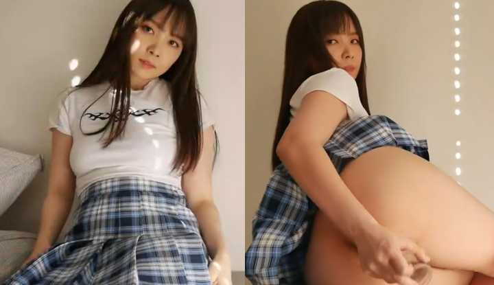 PaliTube - ญี่ปุ่น: เทพธิดาดาราอินเทอร์เน็ตอันดับหนึ่งยูนะจากสถานีโอ การออกกำลังจิตขายจิตในชุดชั่วคราว