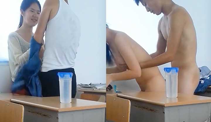 PaliTube - คู่รักนักเรียนใช้โอกาสห้องเรียนว่างหลังเลิกเรียนเพื่อมีเซ็กก่อนกลับบ้าน และเด็กชายยังพูดว่า 'ให้ผมใส่บราของคุณ'