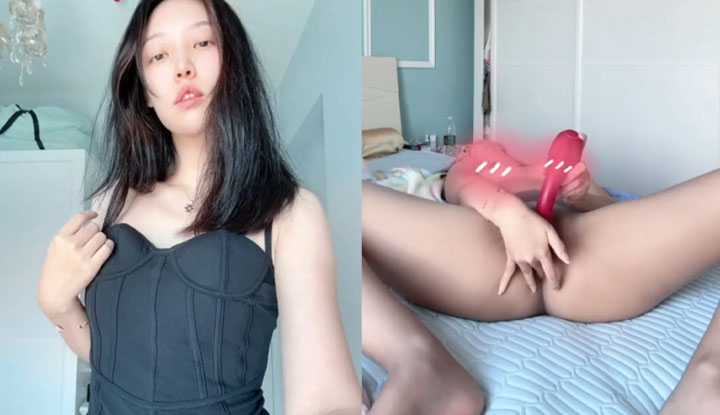 PaliTube - รองเท้าส้นสูงผ้าไหมสีดำพี่สาวสวยขาเล่นกับความสุขตนเองฉี่