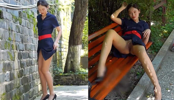PaliTube - สาวสวยที่มีก้นสวยและหอยเชลล์ ถ่ายภาพศิลปะร่างกายหญิงในสวนสาธารณะขนาดใหญ่ สายตาหวานและลุ่มล้ำที่อยากจะเข้าไปยึดครองเธอ
