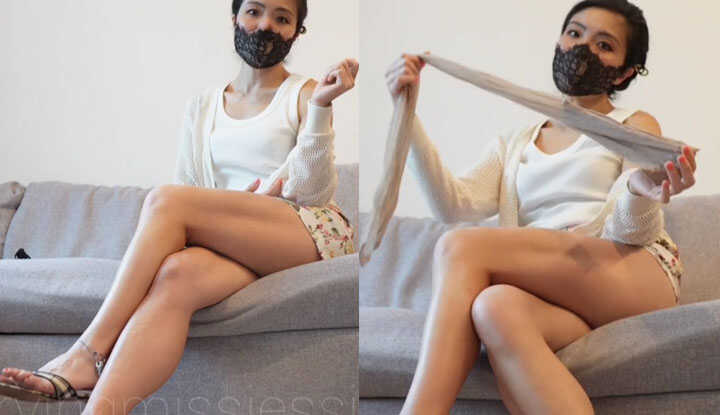 PaliTube - [Hong Kong] Mistress Jessica, the queen of obscene language, leaves you with notng left ~ C235 - Acting like a flirt in super short shorts]