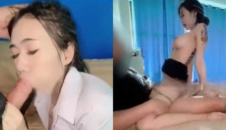 PaliTube - คลิปหลุด น้องวาวา vava2009ss เย็ดคาชุดนักศึกษา ปลดกระดุมโชว์นมแล้วจับโม๊ค ดูดหัวควยให้ นอนอ้าหีให้เย็ด ขึ้นขย่มให้จนแตกในคาหี