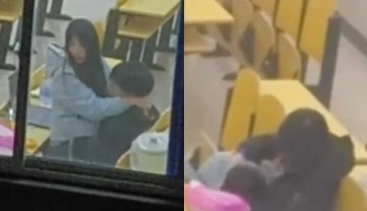 PaliTube - คู่รักวัยใส แอบเย็ดกันในโรงเรียน โดนจับได้