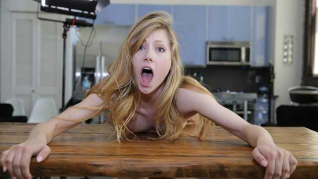 PaliTube - IVY WOLFE'S FIRST SCENE! Adorable Blonde Ivy Wolfe Is A Sex Addict