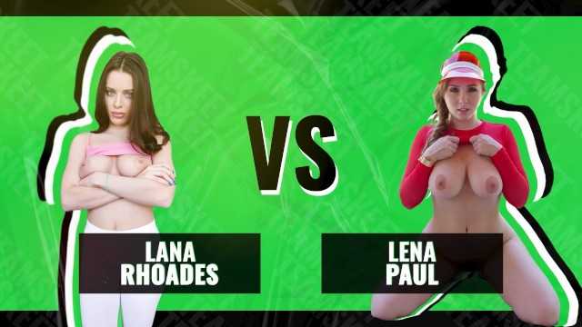 PaliTube - Battle Of The Babes - Lana Rhoades vs Lena Paul - The Ultimate Bouncing Big Natural Tits Competition