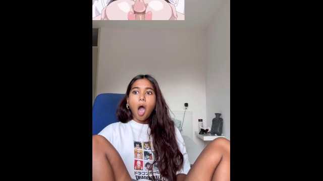 PaliTube - PORN REACTS: petite Indian reacts to Amanee