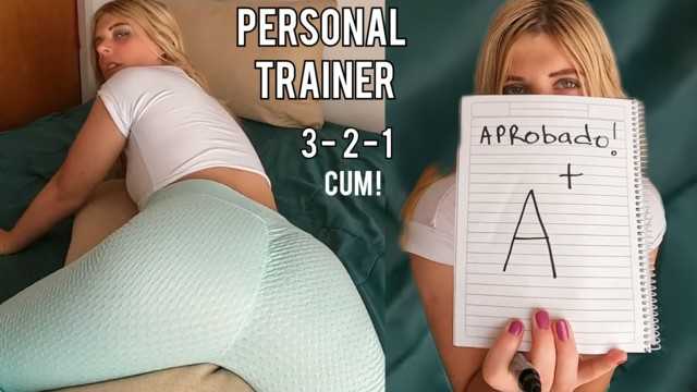 PaliTube - your teacher can pass the subject ???? only if you fuck it ???????? personal trainer roleplay countdown