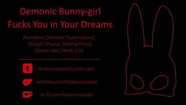 PaliTube - [F4M Erotic Story] Demon Bunnygirl Futa Fucks You In Your Dreams
