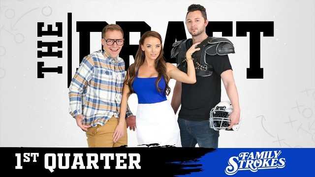 PaliTube - FamilyStrokes - Stepmom Pristine Edge Satisfies Stepson To Get The Dream Fantasy Football Draft Pt.1