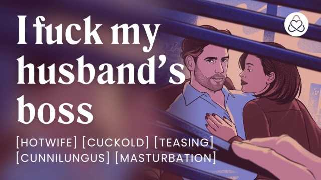 PaliTube - Making my husband watch me fuck his boss in his office [erotic audio porn]