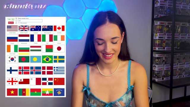 PaliTube - มาเดาธงชาติกันเถอะ บน เก้าอี้ดิลโด้ไฟฟ้า
