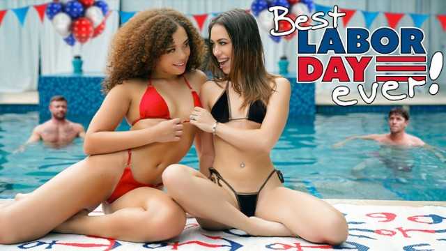 PaliTube - Labor Day BBQ Party Turns Into A Step-Daughter Foursome Orgy Blast - DaughterSwap
