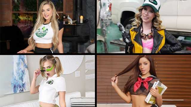 PaliTube - Best of TeamSkeet's All-Stars Compilation - Anya Olsen, Khloe Kapri, Vanna Bardot & Whitney Wright
