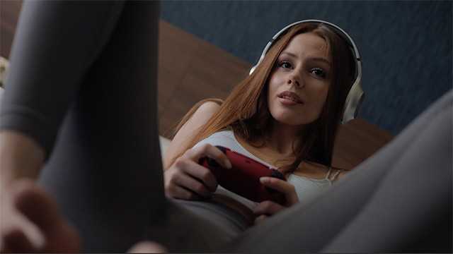 PaliTube - Goddess of Games has hard sex while playing Horror: Alan Wake 2 | Delightful Doggystyle AriaVix