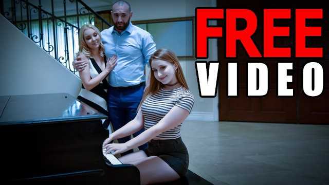 PaliTube - FamilyStrokes - Beautiful Teen Stepdaughter Helps Her StepParents Make Up With Taboo Threesome