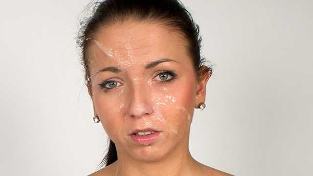 PaliTube - Newbie massive facial cumshot in casting