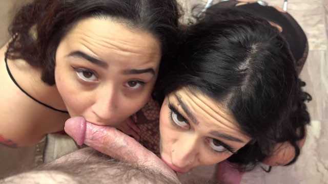 PaliTube - ChickPass 4k - Indigo Dances and Luna Baby make Logan happy with some head