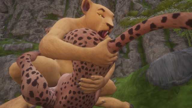 PaliTube - Lesbian Feline Cats Pussy Play | Mouth Full of Piss Ending | Wild Life