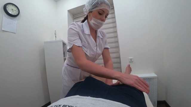 PaliTube - Blowjob from a real nurse in a massage room