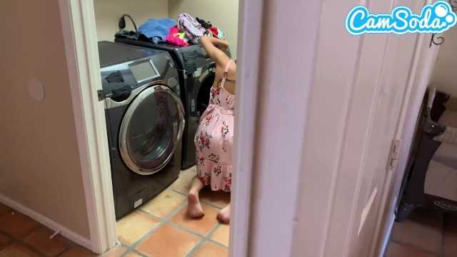 PaliTube - Fucked my step-sister while doing laundry