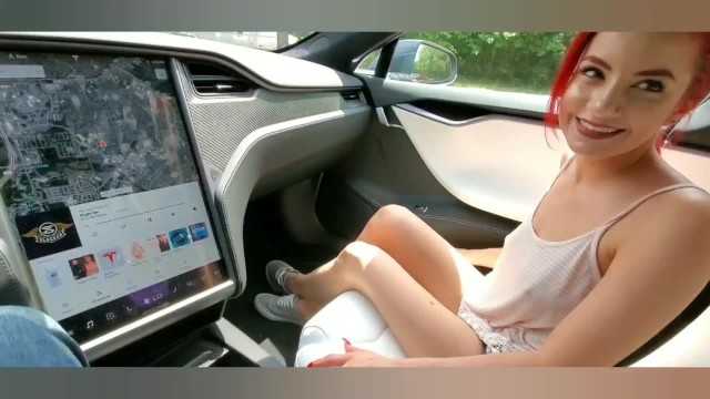 PaliTube - TINDER DATE CAUGHT FUCKING ME IN A TESLA ON AUTO-PILOT