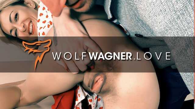 PaliTube - Blue-eyed LOLA SHINE outdoor + hotel fuck with facial! WOLF WAGNER