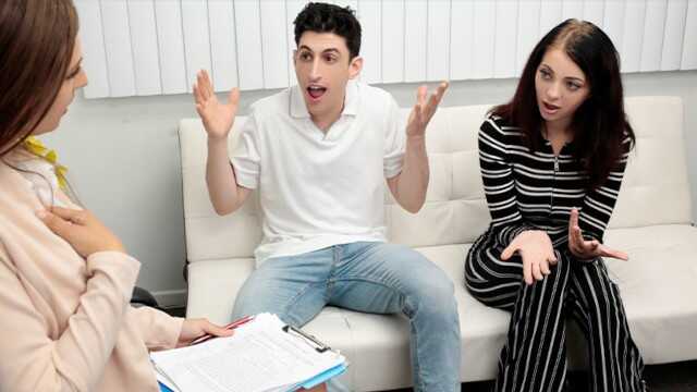 PaliTube - Perv Therapy - Beautiful Milf Doctor Kenzie Love Helps Horny Stepsiblings Explore Their Sexuality
