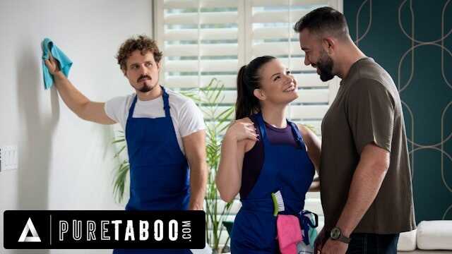 PaliTube - PURE TABOO House Cleaner Alison Rey Flirts With Rich Customer Will Pounder In Front Of Her Husband